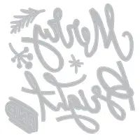 *Tim Holtz - Sizzix Thinlits Die Set - Merry & Bright
