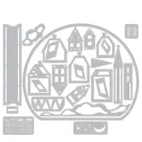 *Tim Holtz - Sizzix Thinlits Die Set - Snowglobe #2