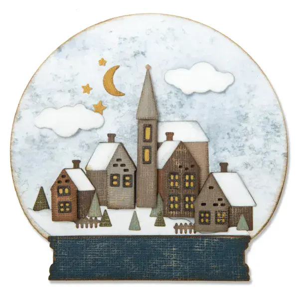 *Tim Holtz - Sizzix Thinlits Die Set - Snowglobe #2