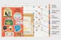 **TRAVELER'S COMPANY - 2026 Diary - Customised Sticker