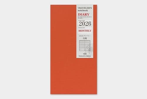 **TRAVELER'S COMPANY - 2026 Diary - Monthly Refill
