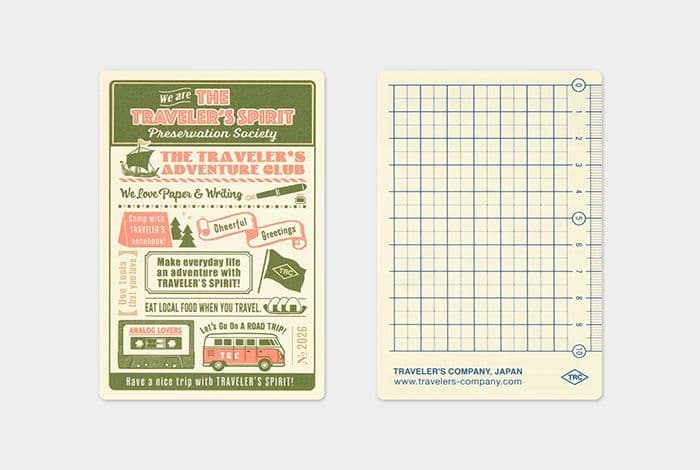 TRAVELER S COMPANY 2026 Diary Plastic Sheet Passport Traveler S Company 2026 Diary Plastic Sheet Passport (3) 67515 P 