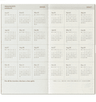 ***TRAVELER'S COMPANY - 2026 Diary - Second Half (July-December) - Weekly & Memo Refill