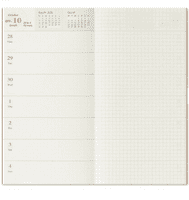 ***TRAVELER'S COMPANY - 2026 Diary - Second Half (July-December) - Weekly & Memo Refill
