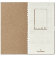 ***TRAVELER'S COMPANY - 2026 Diary - Second Half (July-December) - Weekly & Memo Refill