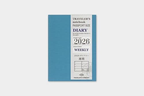 **TRAVELER'S COMPANY - 2026 Diary - Weekly Refill (Passport)
