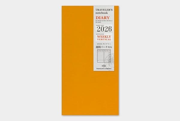 **TRAVELER'S COMPANY - 2026 Diary - Weekly Vertical Refill