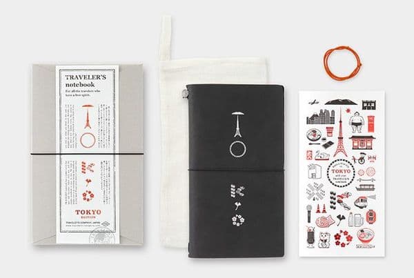*TRAVELER'S COMPANY - TOKYO COLLECTION - Black Notebook