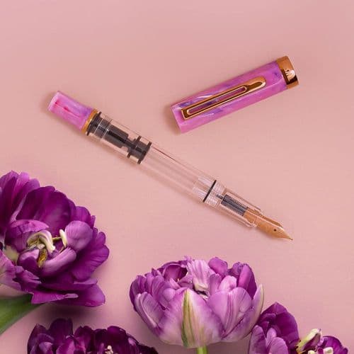**Twsbi - Fountain Pen - Eco - Fluorite Purple with Bronze