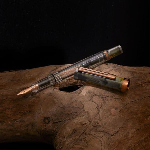 **Twsbi - Fountain Pen - Eco - Serpentine with Bronze