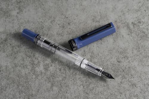 **Twsbi - Fountain Pen - Eco - Slate Blue with Onyx