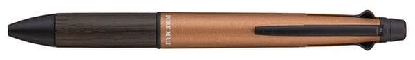 *Uniball - Jetstream 4 +1 Multifunction Pen 0.5mm - Pure Malt Collection - Amber Orange