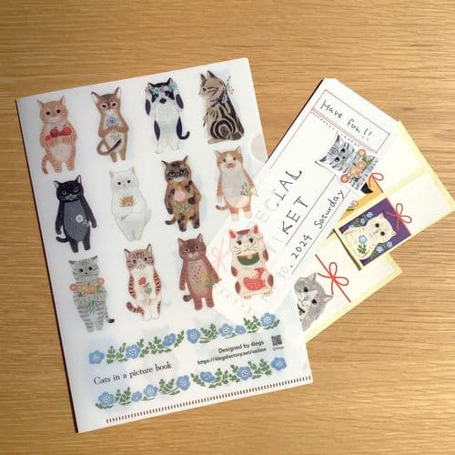 4Legs - A5 File - Cat in the Picture Book