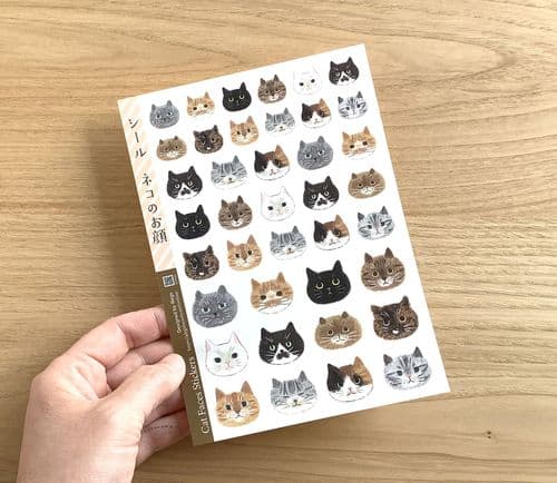 4Legs - Sticker Sheet - Cat Face
