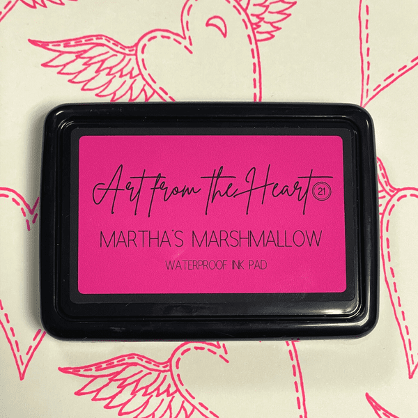 Art from the Heart - Permanent Ink Pad - Martha's Marshmellow