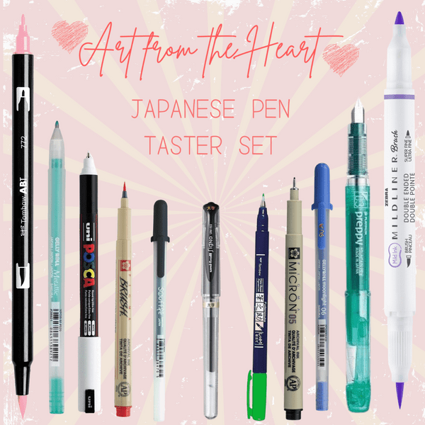 Art from the Heart - Japanese Pen Taster Set- SOLD OUT