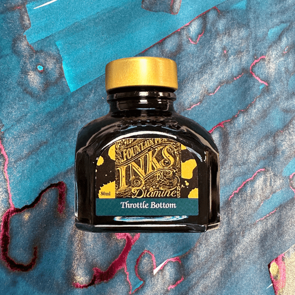 Art from the Heart X Diamine - Fountain Pen Ink - Throttle Bottom (80ml)