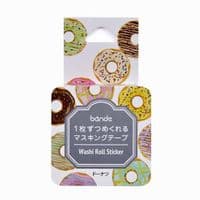 Bande - Masking Roll Washi Stickers - Donut
