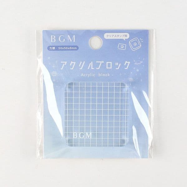 BGM - Acrylic Stamp Block - MED