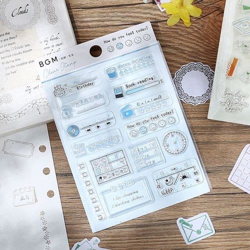 BGM - Clear Stamps - Life Record