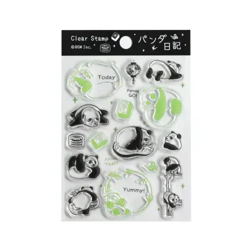 BGM - Clear Stamps - Panda Diary