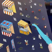 BGM - Diorama 2.5D - Seal Stickers - Festival