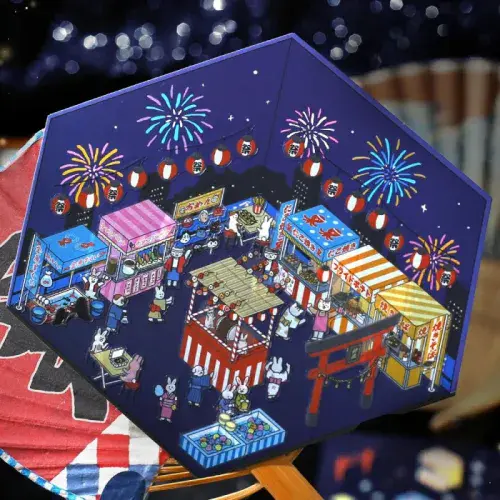 BGM - Diorama 2.5D - Seal Stickers - Festival