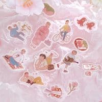 BGM - Flake Stickers - Cherry Blossoms