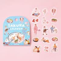 BGM - Flake Stickers - Cherry Blossoms
