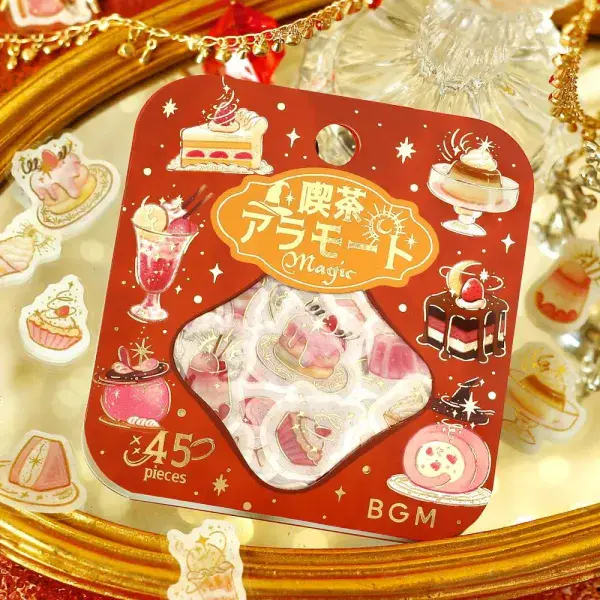 BGM - Flake Stickers - Coffee a la Mode - Magic Flame