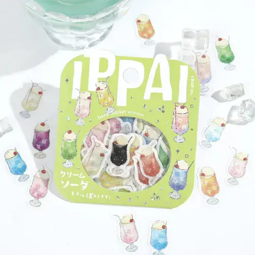 BGM - Flake Stickers - IPPAI - It's Full of Cream Soda