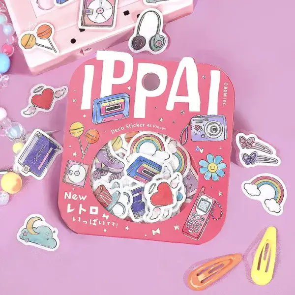 BGM - Flake Stickers - IPPAI -  It's Full of Retro