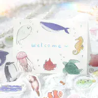 BGM - Flake Stickers -IPPAI - It's Full of Sea Life