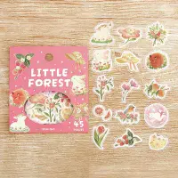 BGM - Flake Stickers - Little Forest - Pink