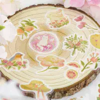 BGM - Flake Stickers - Little Forest - Pink