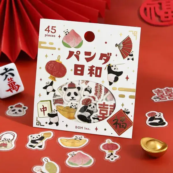 BGM - Flake Stickers - Panda Days - Chinese