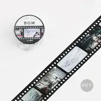 BGM - PET Tape - Film Strip - Black