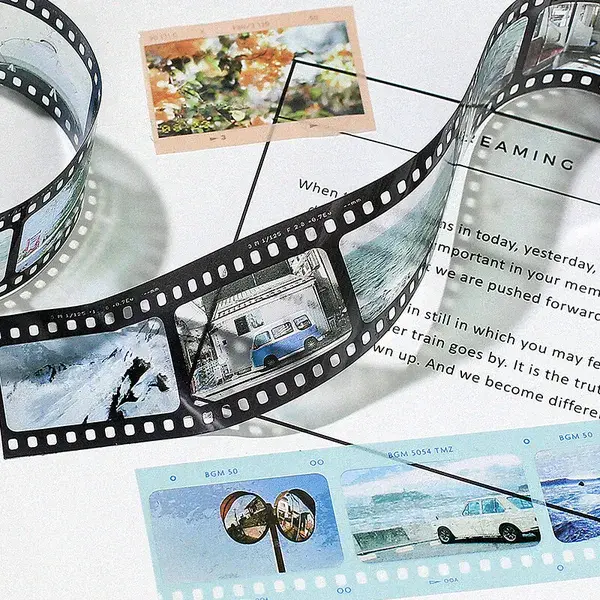 BGM - PET Tape - Film Strip - Black