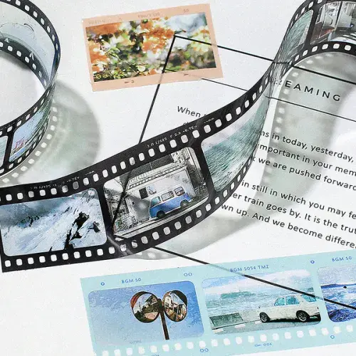 BGM - PET Tape - Film Strip - Black