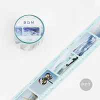 BGM - PET Tape - Film Strip - Blue