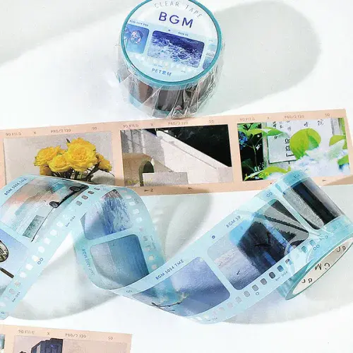 BGM - PET Tape - Film Strip - Blue
