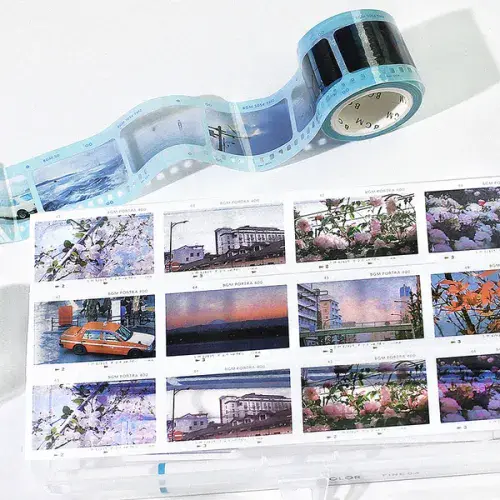 BGM - PET Tape - Film Strip - White
