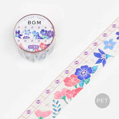 BGM - PET Tape - Stained Glass #2 - Dream Flower