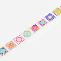 BGM - PET Tape - Stained Glass #2 - Garden Tile