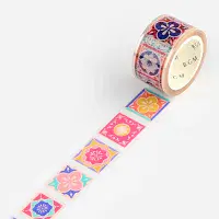BGM - PET Tape - Stained Glass #2 - Garden Tile