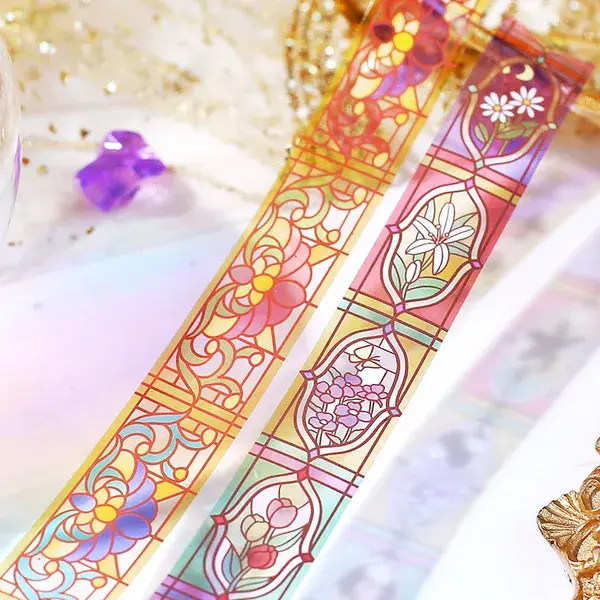 BGM - PET Tape - Stained Glass - Floral Garden