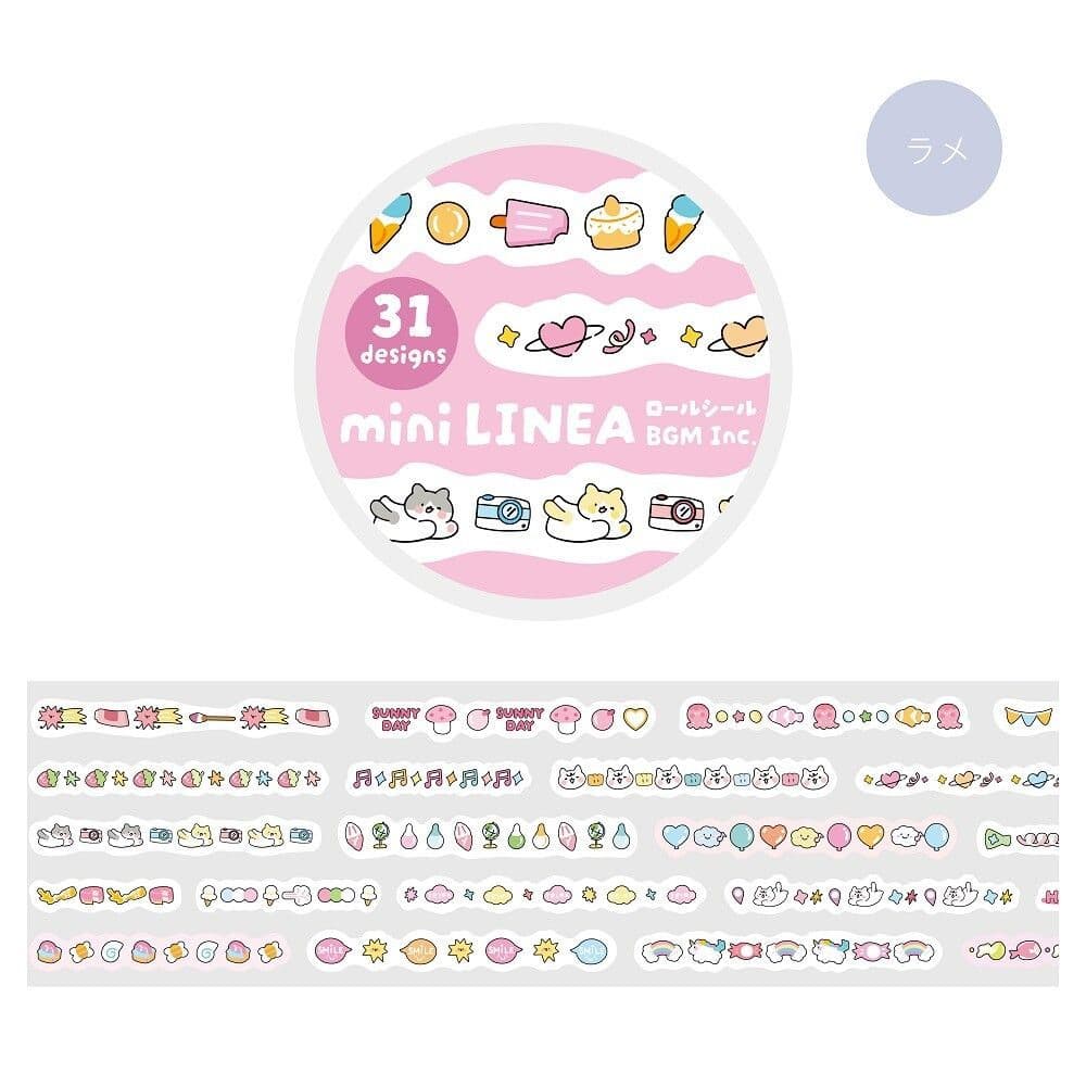 BGM - Roll Stickers - Mini Linea - Rose Pink