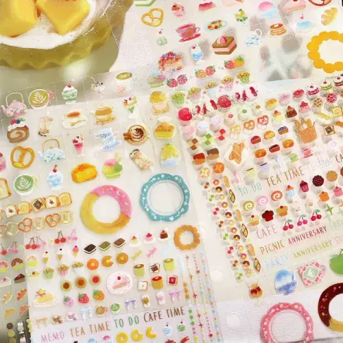 BGM - Sticker Sheet - Mini Cube 2pk - A Bite of Sweets