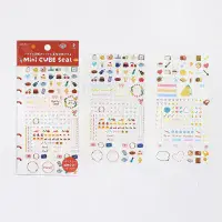 BGM - Sticker Sheet - Mini Cube 2pk - Enamel & Pencil Drawing