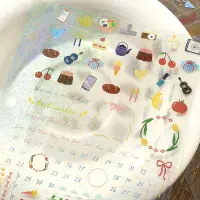 BGM - Sticker Sheet - Mini Cube 2pk - Enamel & Pencil Drawing